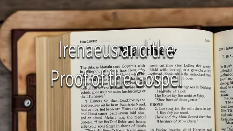 Irenaeus and the Proof of the Gospel